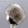 Man Women Fur Hats Thicken Warm Furry Faux Fur Flat Top Caps Winter Russian Casual Luxury skullies beanie ZKG33