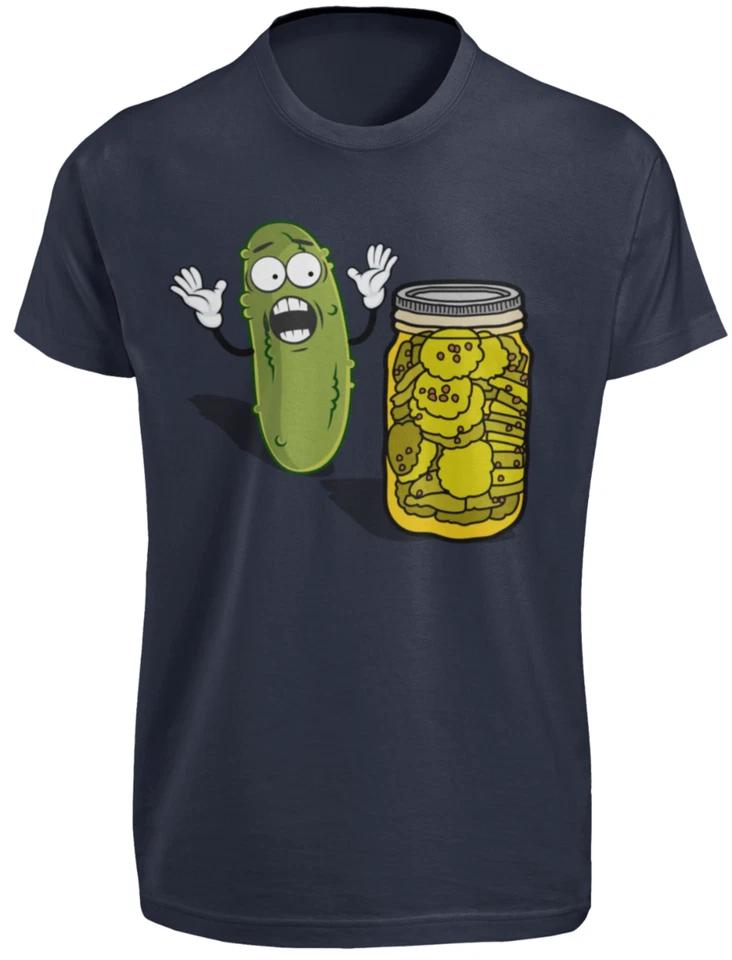 Funny Pickle T SHIRT S-3XL Dill Pickle Jar Joke Gherkin Food Lover Foodie TEE S