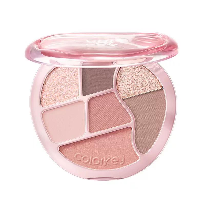 Colorkey X Self-Deprecating Bear Collaboration Nine-Color Eyeshadow Palette Makeup Palette Matte Pearlescent Fine Shimmer Multi-Function