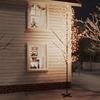 VidaXL LED Tree Cherry Blossom Christmas Decoration Holiday Ornament Party Decoration Living Room 672 LEDs 345135