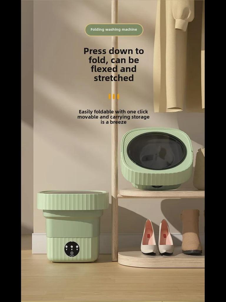 Kompakter Babyunterwäsche- und Sockenwascher