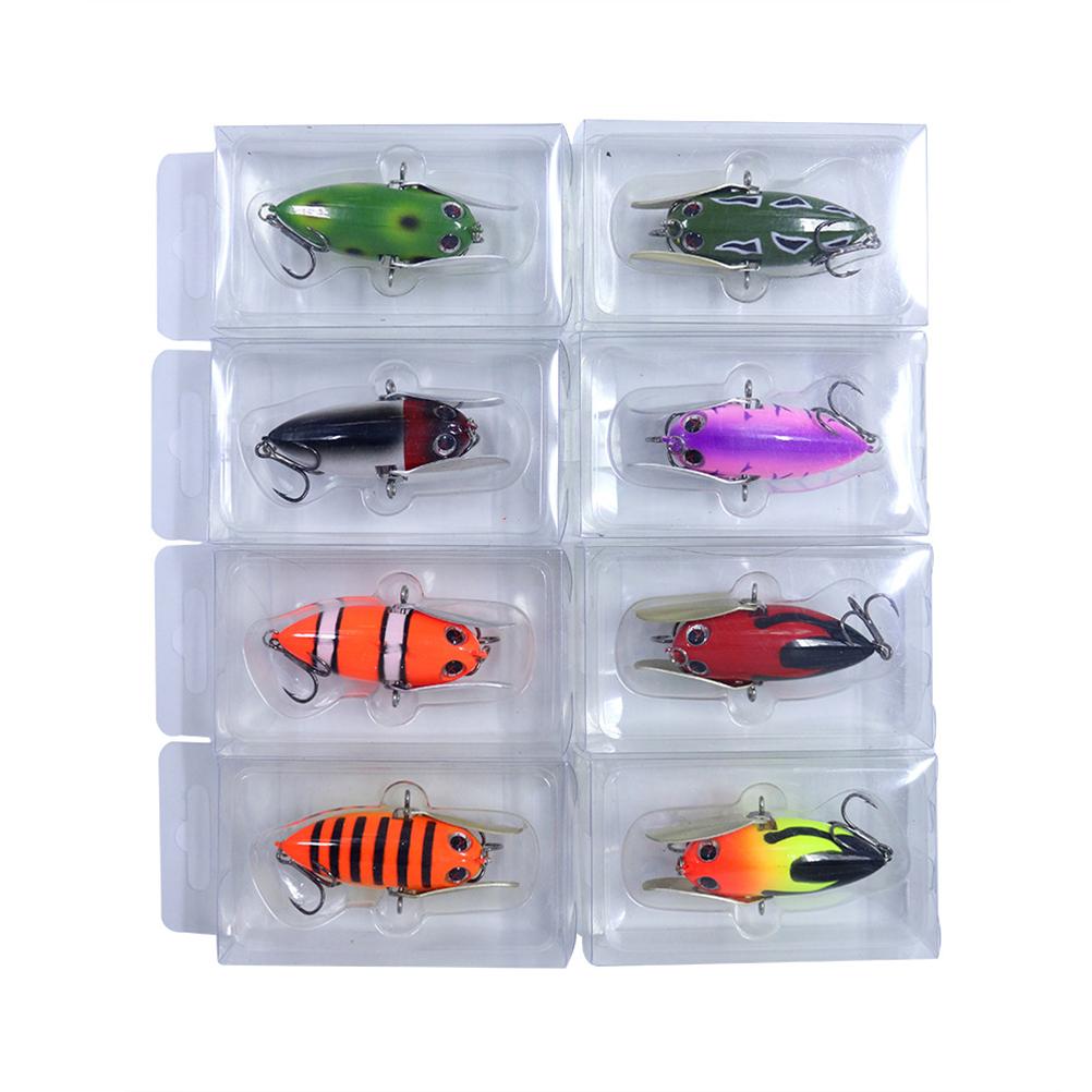 Topwater Mini Crankbait Angelköder Schwimmender Swimbait Hartköder für Süßwasser und Salzwasser