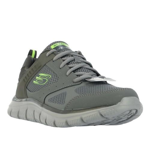Skechers Mens Track Syntac Coated Leather Trainers
