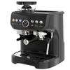 Espresso Machine, 1600 W, Built-In Grinder, Steam Wand, 15-Bar Pump, 2 L Water Tank, Black