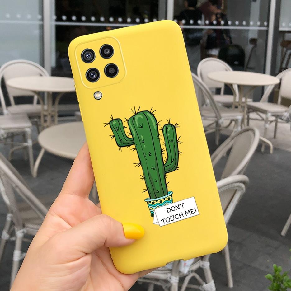 For Samsung Galaxy M32 Case Samsung M12 Soft Silicone Flower Phone Case For Samsung M32 M325F Cover Galaxy M 12 32 M12 TPU Funda