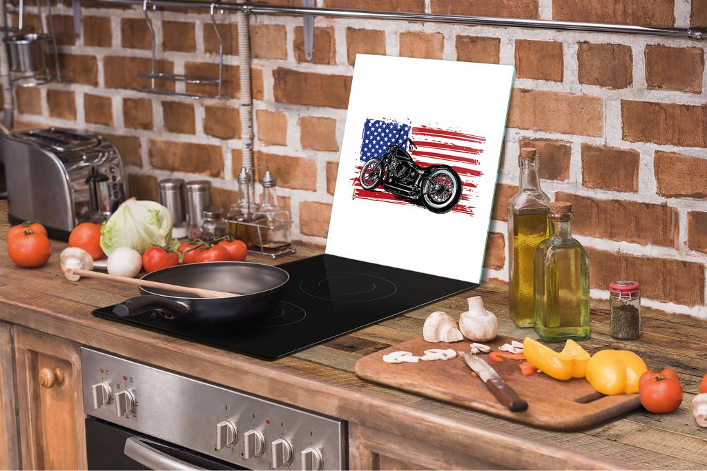 SZKLANA DESKA DO KROJENIA 45x52 MOTOCYKL