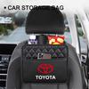 Car Backseat High Quality Leather Storage Bags Hanging Organizer Box For Toyota Corolla Yaris Aygo Prius RAV4 CHR Camry Avensis
