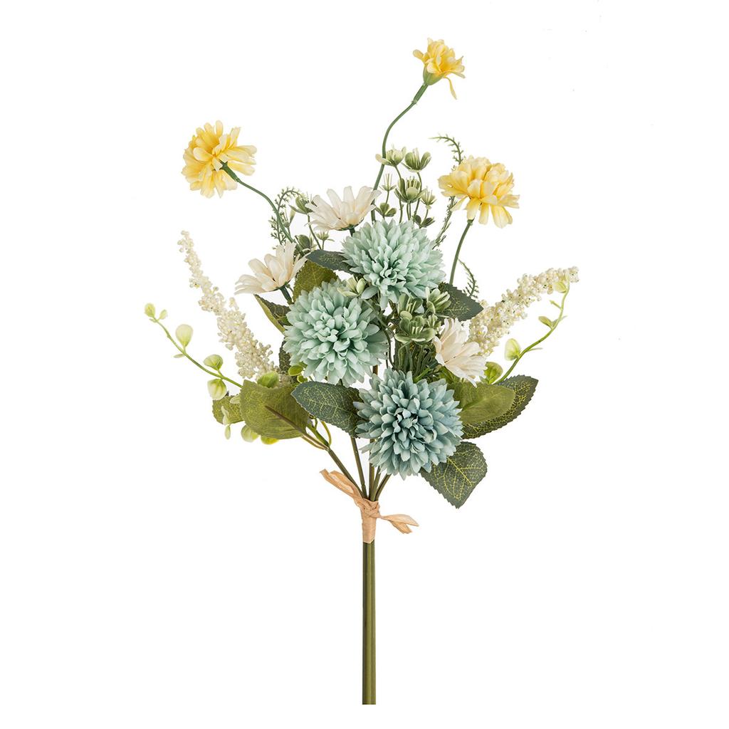 1/2pc Silk Artificial Flowers Bulbous Chrysanthemum Bubble Festival Wreaths Wedding Bridal Bouque Home Room Yard Decor Diy Gifts