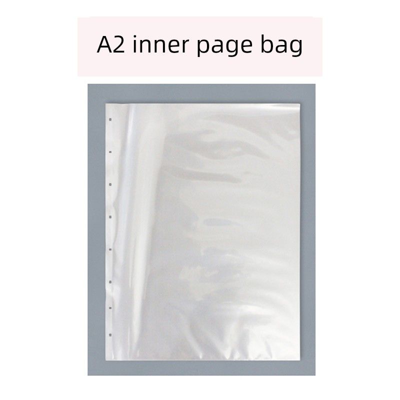 

Transparent Info Booklet Kids Stationery Student Certificate Collection Poster Folder Sketch Board A2 Engineering Drawing Storage Portfolio A2 Inner Bag-10 Sheets