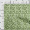 oneOone Cotton Flex Green Fabric Asian Japanese Floral Quilting Supplies Print Sewing Fabric By The Yard 40 Inch