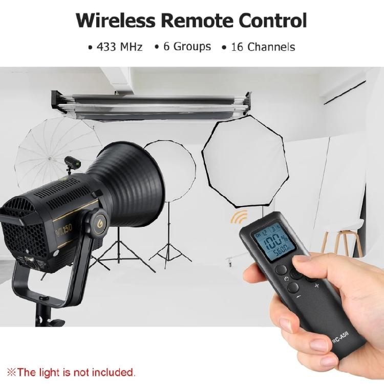 RCA6/R9/A5II Wireless Remote Control Photography LED Lights Remote Repalcement