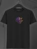 Black Oversized T-shirt with Print