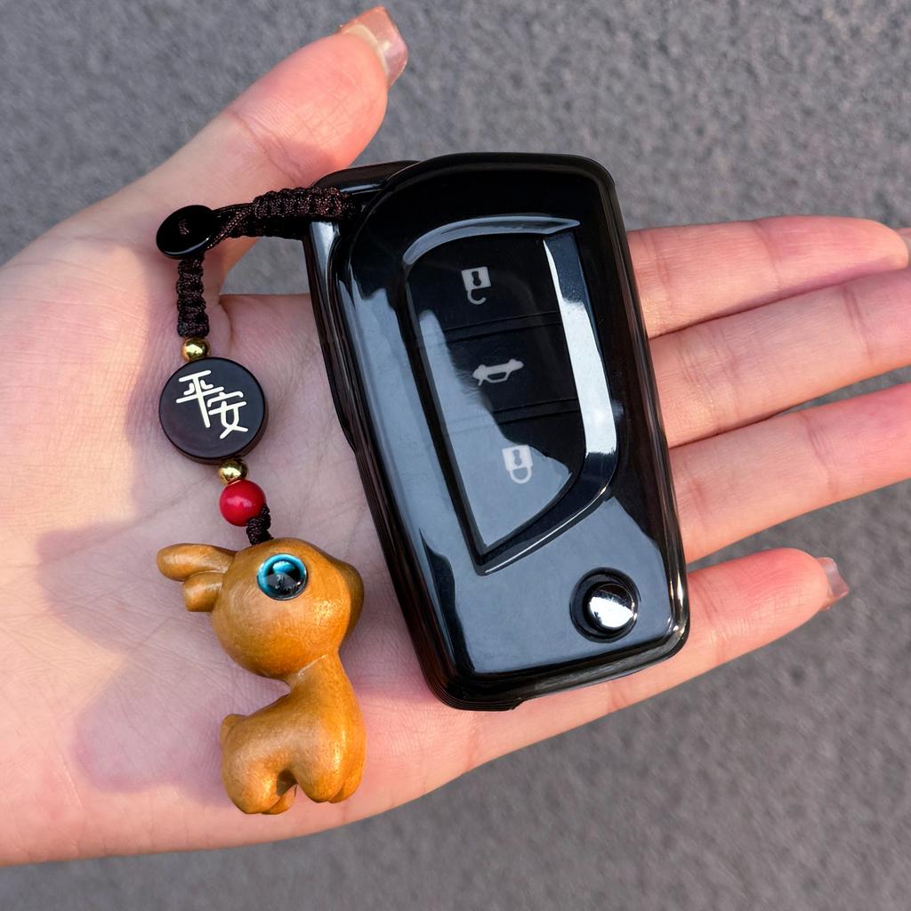 NBNQ8 TPU Shell Fob for Toyota Rav4 Camry 50 LC200 Kruzak Land Cruiser Corolla Yaris Cross Smart Key Cover Holder Case Accessories
