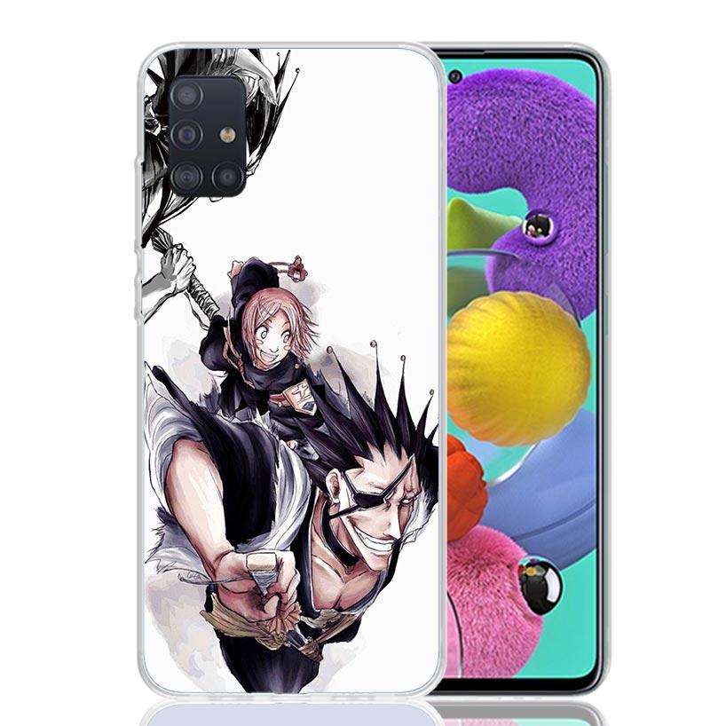 Zaraki Kenpachi Bleach Phone Case For Samsung Galaxy A52 A32 A22 A12 A02S A50S A30S A51 A31 AA71 Note 20 Ultra 10 S10 Plus Galax