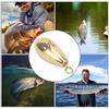 10PCS Alloy Copper Gold Portable Rotation Fishing Weights Sinkers Fish Tackle Accessory14g