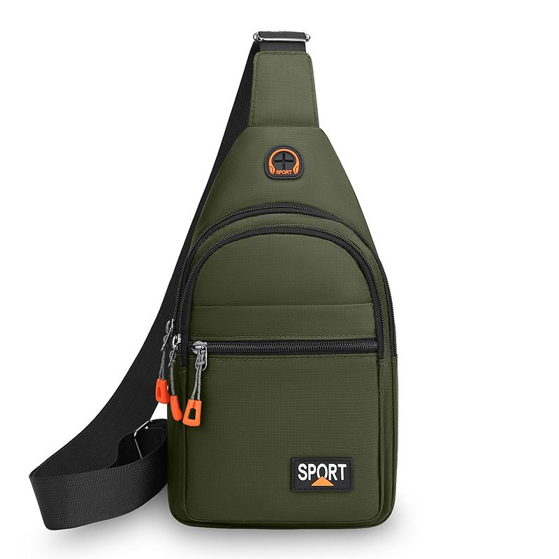 Men's Crossbody Bag Outgoing Lightweight Sports Travel Chest Bag Large Capacity Shoulder Bag