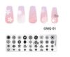 DIY Stainless Steel Rectangular Nail Art Stamping Plate