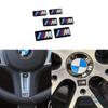 4pcs Car Steering Wheel Hub Caps Center M Emblem Badge Sticker DIY Sticker For M Performance E84 E87 F15 E70 F25 E90 E91 M3