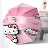 1pc Hello Kitty Umbrella Automatic Open/close, 8-Rib Durable Frame, Compact Folding Design, Ideal Birthday/Holiday Gift 1134A