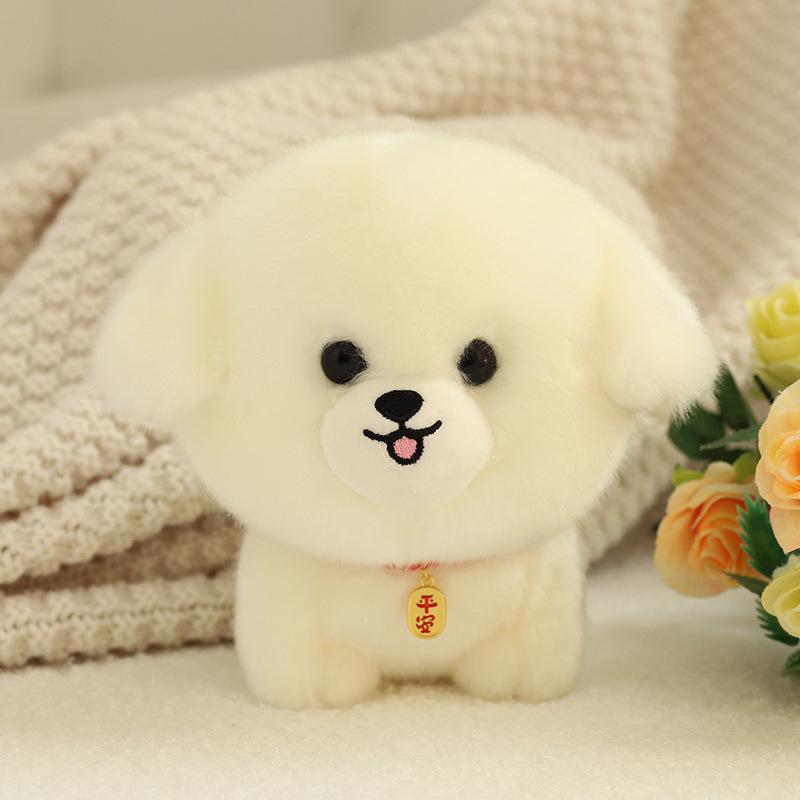 Levensecht Kawaii Pluizig Hond Knuffeldier Simulatie Puppy Model Zachte Pop Kleine Chow Pomeranian Corgi Yorkie Pluche Cadeau Voor Meisje