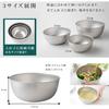 Ernest [Made In Japan] 18cm Scratch-Resistant Bowl (Made with New "Shin Ginga" Stainless Steel) 18-8 Stainless Steel, Easy To Mix and Mix, Preferred B