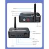 2‑in‑1 Bluetooth DAC Wireless Audio Adapter, Digital to Analog Stereo Hifi Converter, Optical Input with 3.5mm AUX RCA L/R U‑Disk Playback