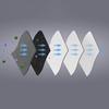 Fashion Creative Five Layers Built-in Filter Breathable Running Anti Haze Mesh Prevention Mask