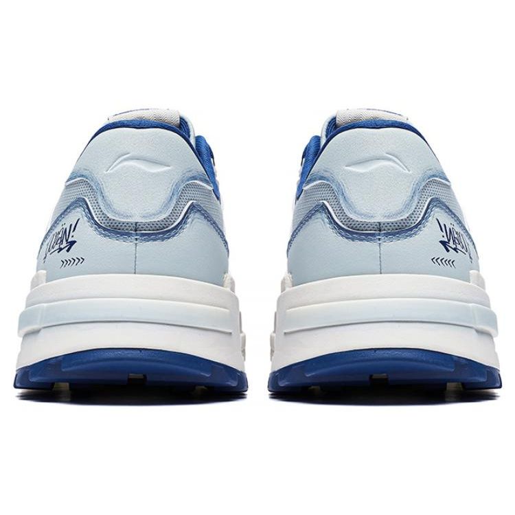 LiNing Chao Feng 2.0 Ocean Lightweight High Resilience Wear Resistant Breathable Low Top Sports Casual Shoes Men Sneakers Blue AGCT463-1