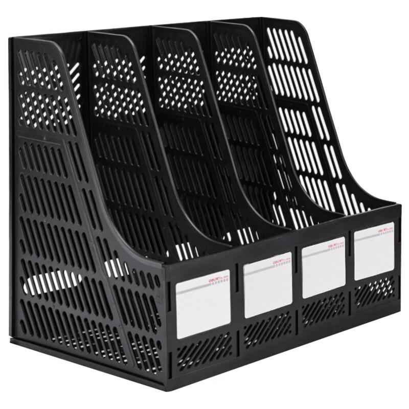 Deli Desktop 4-Compartment Mesh File Holder