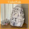 Chinese Style Artistic Backpack For Women And Teens With Large Capacity And Flower Print For Daily Use