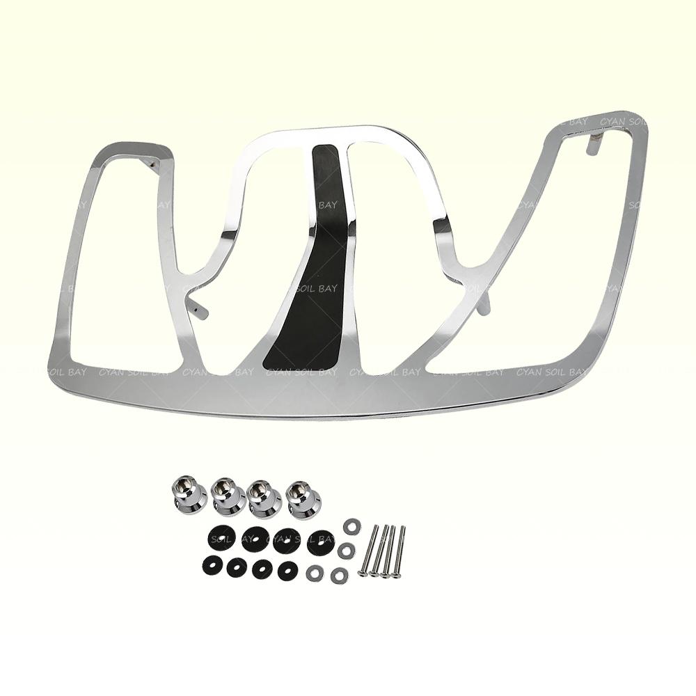 

1 шт. Для моделей Honda Goldwing GL1800 2001-2017 Хромированный багажник, алюминий