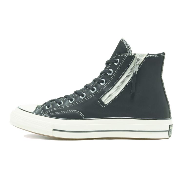 

Chuck 70 Converse Side Zip High Black Egret 166721C 42