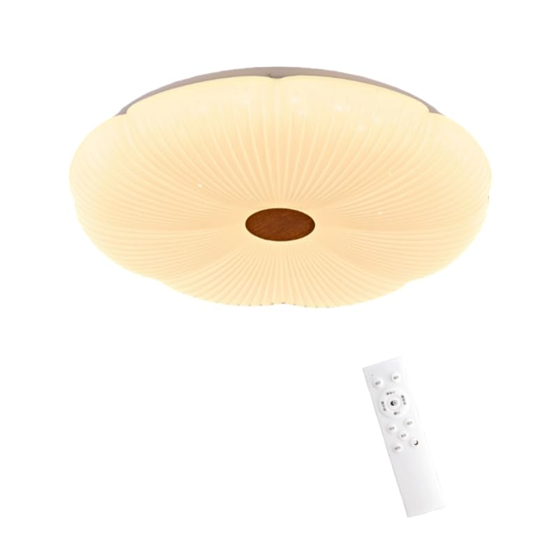 

NIBOENOKI LED Ceiling Light, Ring-Shaped Ceiling Lighting, Suitable for 8-10 Tatami Mats (approx. 12 sq ft), Flower-Shaped, Cute, Starry Sky Effect,