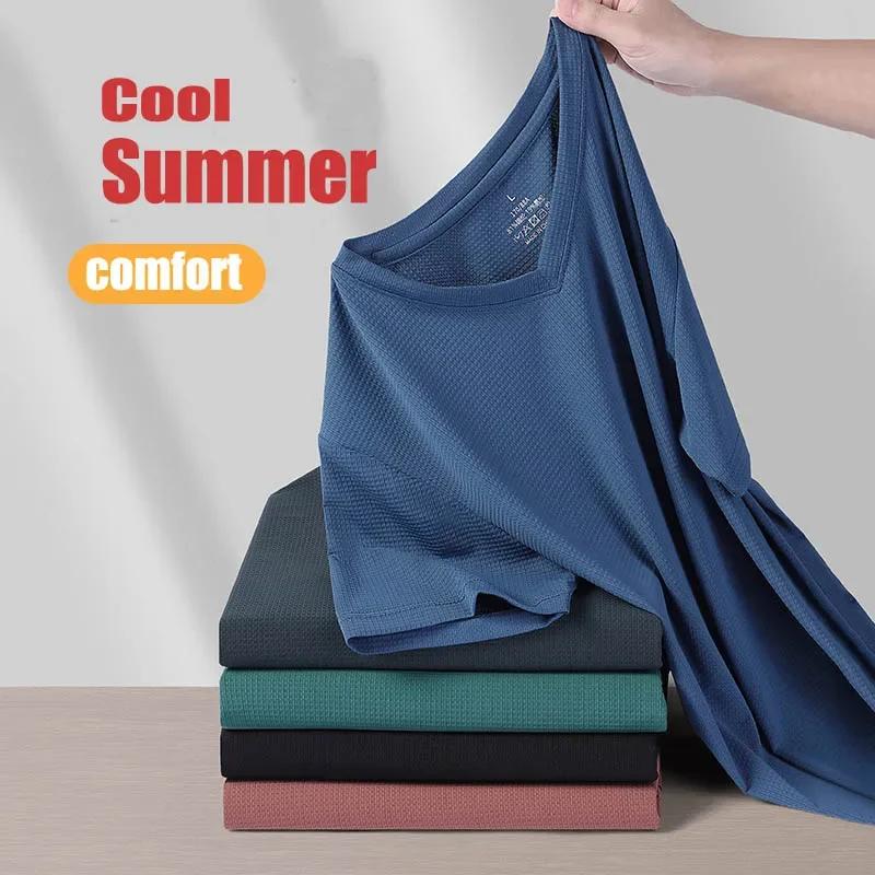 Übergröße 9XL Sommer Lauf V-Ausschnitt T-Shirts für Männer Feuchtigkeitsableitend Athletisch Fitnessstudio Joggen Sport T-Shirts Herren Kleidung