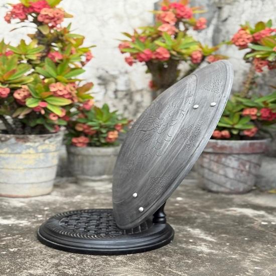 Fierce Tiger Roar Aluminum Shield Handcrafted Bold Animal Spirit Decor Modern Warrior Wall Art