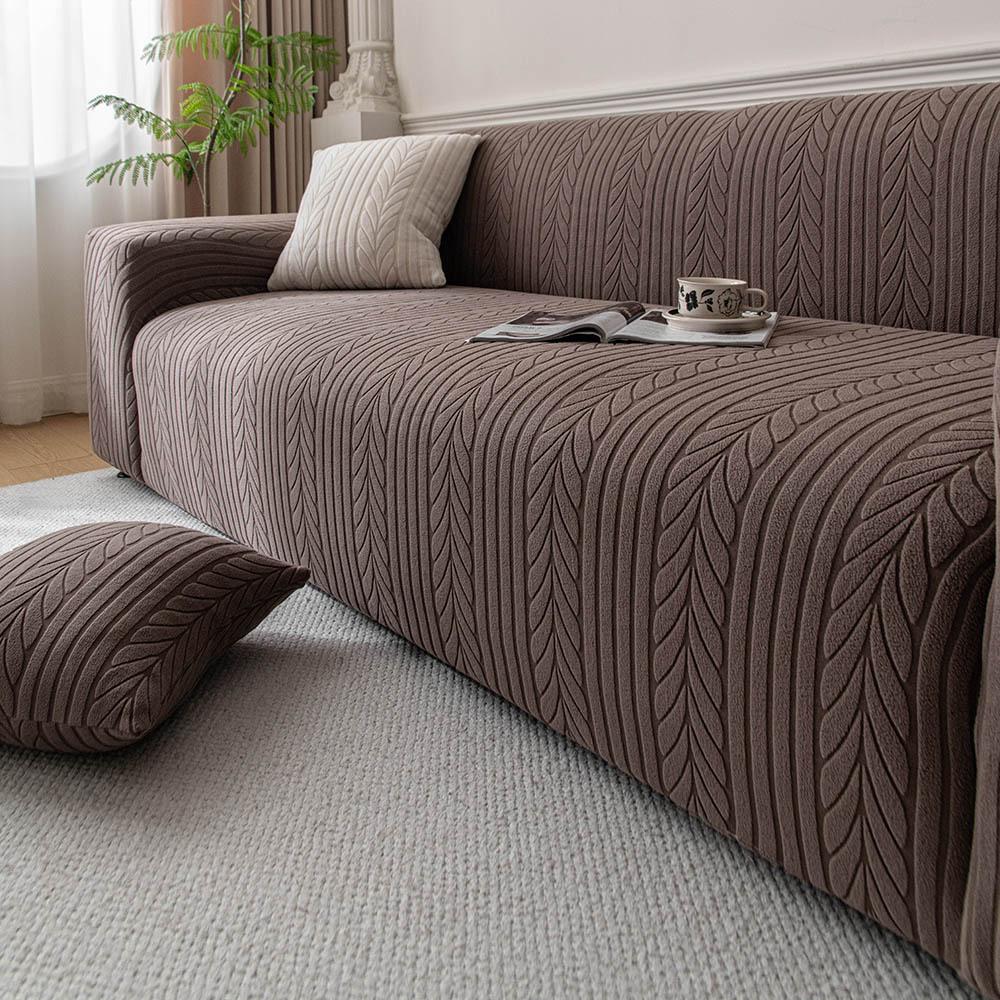 New Elastic Sofa Cover All Season Versatile All Purpose Cover  Dust Proof Cover Jacquard Velvet