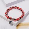 Lucky Turkish Evil Eye Beaded Bracelet 2026 New Design Colorful Eyes Fatima Hand Pendant Bracelets For Women Men Couple Jewelry