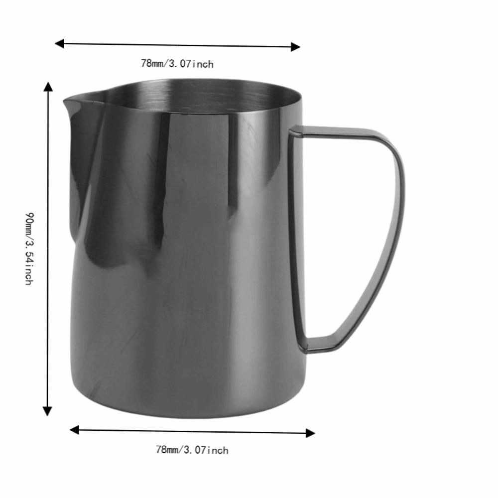 600ml Capacity Milk Frothing Pitcher 350ml Capacity Milk Steaming Pitcher Latte Art Making