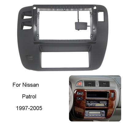 9-calowa konsola radia samochodowego do Nissan Patrol 1997-2005 Panel wideo do deski rozdzielczej Odtwarzacz Audio 2 DIN Ramka stereo Zestaw montażowy Adapter kabla