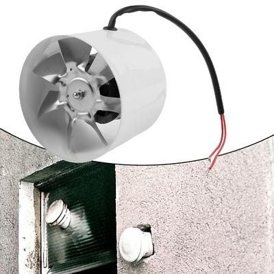 100 mm afzuigventilator, rookafzuigkanaalventilator 140 m3/u inline pijpventilator stil