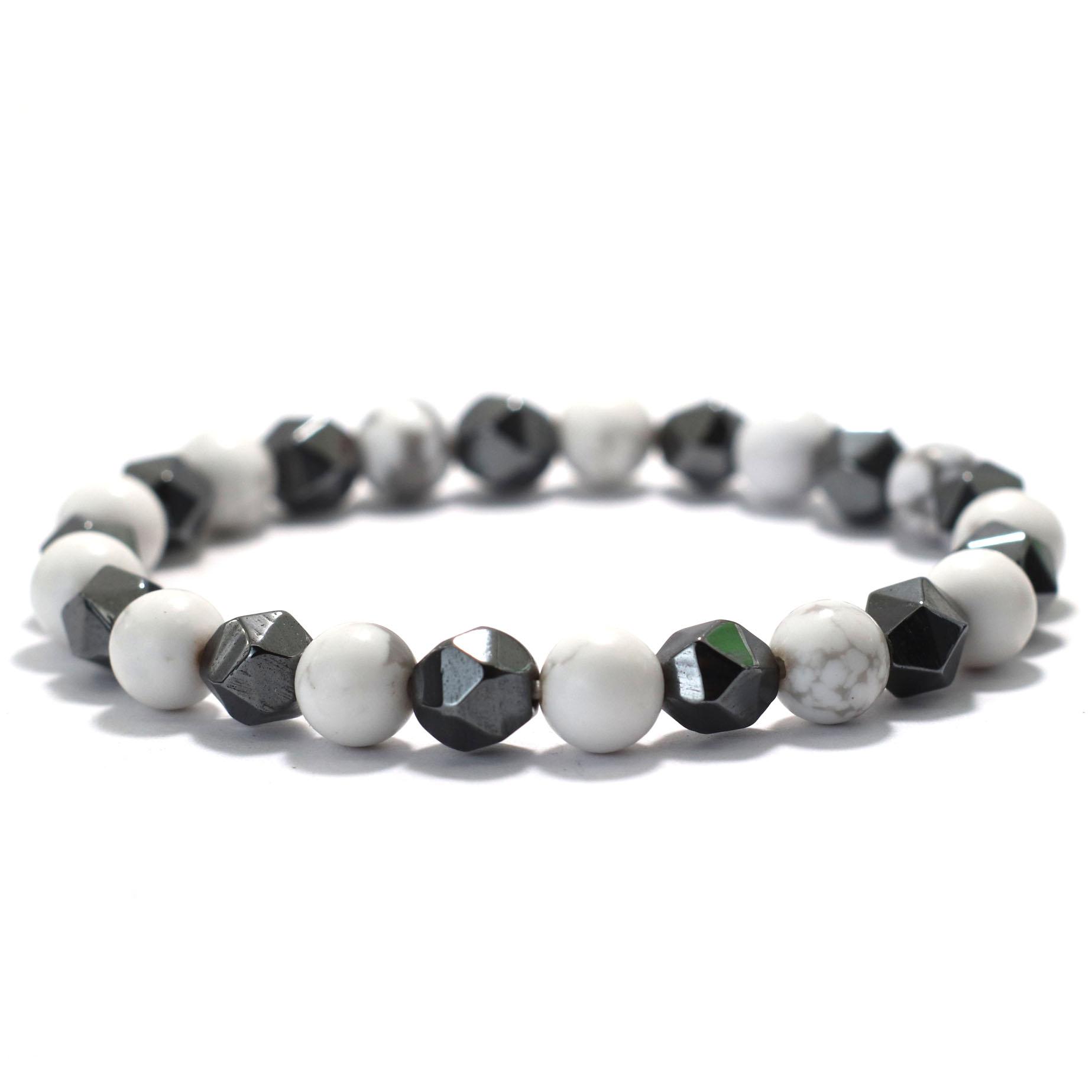 

Браслет ручної роботи з натурального каменю Гематит Тигрове око Браслет з бісеру Амулет Будда Намиста для чоловіків Жінки Йога Pulsera Ювелірні вироби