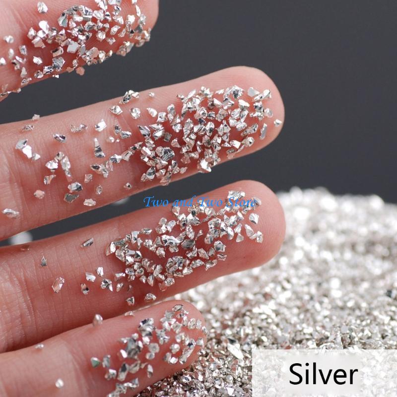 HX6F 50g Decorative Crystals Broken Stones Bulk UV Resin Fillers DIY Mold Art Crafts