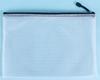 Multipurpose Student Supplies PVC Mesh Pouch Clear Mesh Stationery Organizer Smooth Zipper File Document Bag