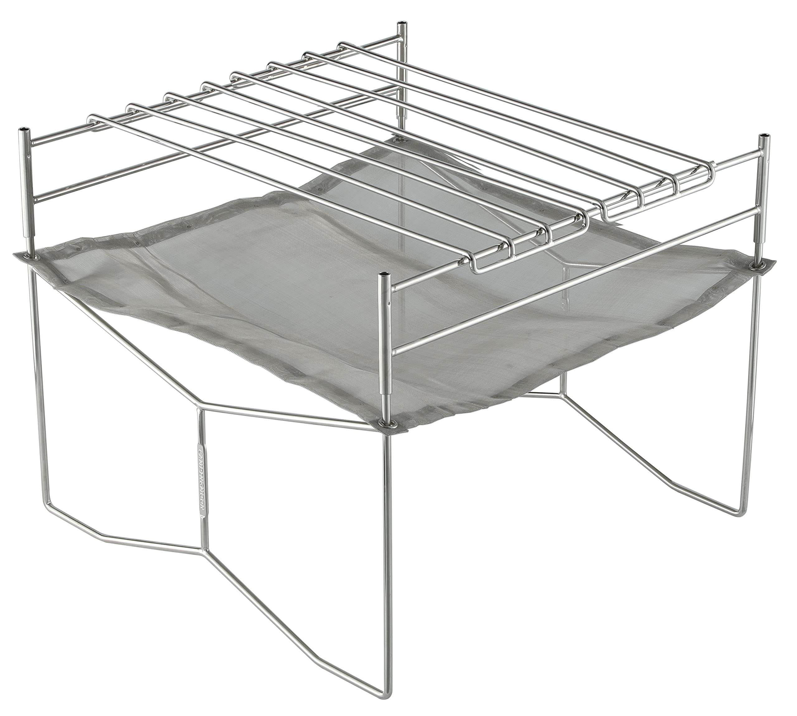 

NANGOGEAR (Nanko Camping Gear) Solo Grill, Stainless Steel Mesh Fire Pit, Large, 11105-H2 (SOLO-303-H2)