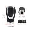 Manual Gear Shifter Knob PU Leather 5/6 Speed Shifter Lever Suitable for Car SUVs Trucks Comfortable Grip Easy To Clean