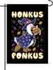 Honkus Ponkus Witch Goose Ag - 18x12" Double-Sided Halloween Garden Decor EEJ UUN