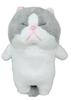 Naitou Design's "Stick-like Cat Nezumibou Plush Magnet" (12.5cm In Length, Suitable for Ages 6 and Up)