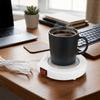 US Standard Plug Mug Warmer Uniform Heating Plate Cup Heating Pad Tea Thermal Mat  Office