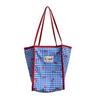 2024 Bow Plaid Large Capacity Women's Tote - Thin Shoulder Strap for Commuting and Shopping