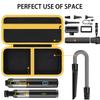 (Case Only) Fanttik Slim V8 Apex/Mate Handheld Vacuum Cleaner, Car Vacuum Cleaner, Home Keyboard Storage Case, Yellow Zipper - Aenllosi